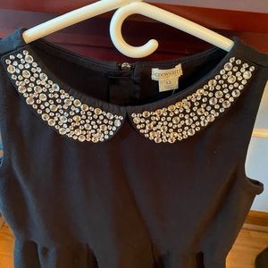 NWT J Crew Girls Black Dress